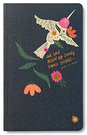 Compendium Softcover Journal - We can begin by doing small things. – A Write Now Journal with 128 Lined Pages, 5”W x 8”H