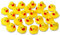 FiveShops 24 paperelle di Gomma, paperelle cigolanti, paperelle da Bagno, paperelle di Gomma, Gialle Circa 3,5 cm