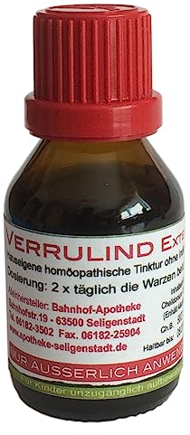 Verrulind Warzentinktur (äußerlich) - 20 ml - Traditionelle Apothekenherstellung