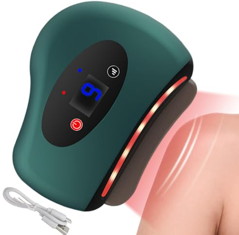 Raspador Muscular Calentado | Dispositivo Relajante De Spa | Rascador Muscular Sin Cable - Para Post-Entrenamiento Trabajo Viaje Antes De Dormir Rutina Diaria Gimnasio