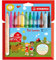 Stabilo® Filzstift Trio® Jumbo - 3,0 mm (XXL), Kartonetui mit 12 Stiften; Packungsinhalt: 12 Stifte