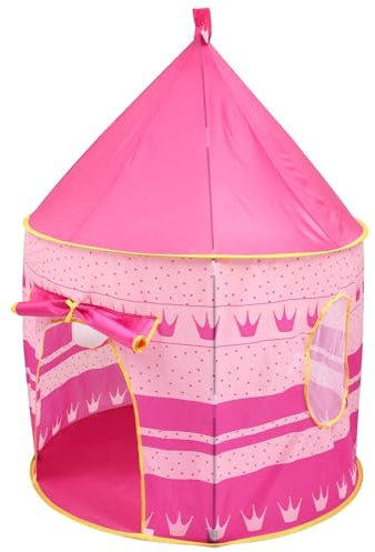 MOLUCKFU Tente Cabane pour Garçon et Filles Pliable Rose, Maison de Jeu D’intérieur pour Garçon et Fille, Structure Légère et Tissu Respirant, Tente Portable pour Chambre Couleur Aléatoire