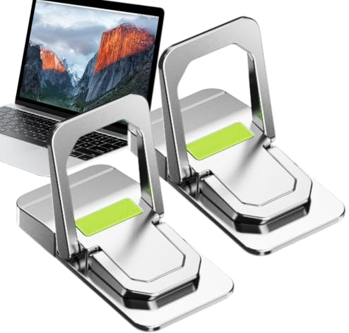 Tangentbordsställ för skrivbord 2 Delar Bärbart Halkfritt Lutningsställ | Bärbara datorfötter för skrivbord För hemkontor arbete PC dator laptop workstation skrivande resor utomhus
