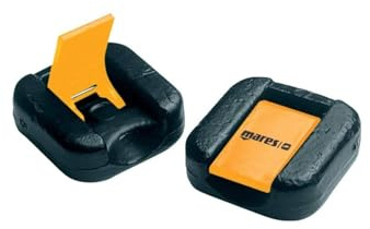 Mares Mixte Quick Release Poids Ballast, Noir/Noir, 1 kg
