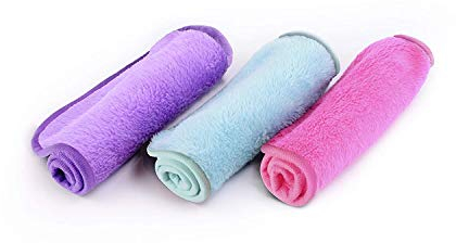 Abschminktücher Microfaser - Abschminkpads Waschbar - Microfaser-Kosmetiktücher - Make Up Entferner Tuch - Abschminktücher Waschbar - Gesichtsreinigung - Gesichtspflege - Kosmetik - Beauty (3er Set)