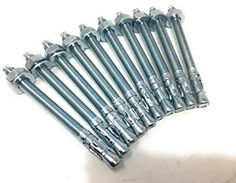 50 Stk. Schwerlastanker Schwerlastdübel Keilanker Bolzenanker verzinkt M10x120