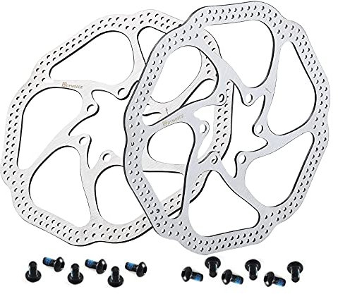 Dymoece Bicycle Disc Brake Rotors 160mm / 180mm 6-Hole Compatible with Mountain Bike MTB Road Bike BMX