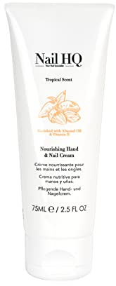 Nail HQ Nourishing Hand & Nail Cream – Moisturising Lotion Enriched with Shea Butter, Almond Oil & Vitamin E – Vegan & Cruelty-Free, 75ml