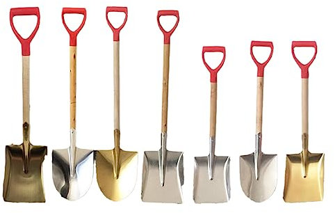 Pala de cobre a prueba de explosiones, doble uso, plegable, con punta de aluminio, cuadrada, aplicable a todos los lugares inflamables y explosivos, cabezal de pala de aluminio, cuadrado grande