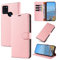 KKEIKO Coque pour Samsung Galaxy A21S, Antichoc Magnetique Étui à Rabat avec Porte Cartes, Portefeuille Housse en Cuir PU pour Samsung A21S, Rose