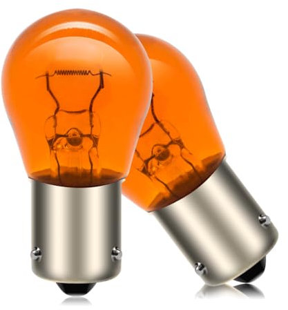 SOFOC-BAU15S PY21W 7507 Idea Para Autos/Barcos y Autocaravanas Luces Intermitentes Luz Trasera S25 24V 21W Amarillo Ámbar 2Pzs