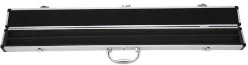 Naroote Étui pour Queue de Billard, Coque en Aluminium Durable, Support de Transport, Protection, Fournitures de Billard pour Les Amateurs de et de Huit/Neuf Balles Américaines (81 X 7,5 X 5 cm)
