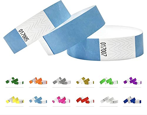 Braccialetti in Tyvek, larghezza 1,9 cm, confezione da 500 pezzi, per eventi 500 Pack Scarpe da fitness/cross-training da uomo