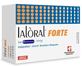 Ialoral®Forte Integratore Alimentare per il benessere delle Articolazioni, Stati di tensione localizzati - BioCell Collagen®, Acido ialuronico, Condroitin solfato, Cynatine® FLX, Bromelina, Manganese