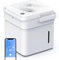 Midea Cube 20, Luftentfeuchter 20 l/Tag, WLAN, APP-Steuerung, kontinuierliche Entwässerung, Wäschetrockner, intelligenter Modus und Timer 24 Stunden, erweiterbarer Behälter von 12 l, Abdeckung 40 m² /