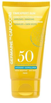 Germaine de Capuccini - Timexpert Sun | Crema Protectora Solar SPF 50 - Crema solar SPF 50 - Protección solar en un tratamiento antiedad - Evita manchas, líneas finas y arrugas - 50 ml