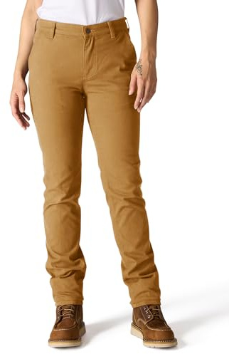 Carhartt Women's The Essential Ashland Pant, Carhartt Brown, 8