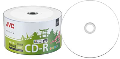 JVC CD-R - CD imprimible (50 unidades)