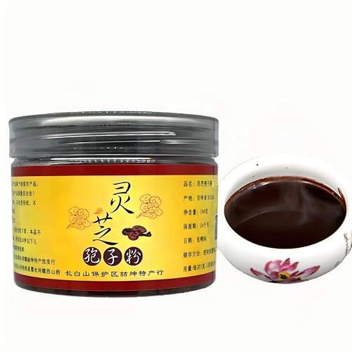 Esporas de Ganoderma Té de Hierbas Té Perfumado Original de China Buen Té Té de Flores Orgánico Natural Comida Verde sin Aditivos Té de Hierbas (100g)