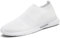 Oltyutc Schuhe Damen Slip In Sneakers Sportschuhe Leichte Laufschuhe Turnschuhe Atmungsaktiv Freizeitschuhe Walking Gym Weiße EU 41