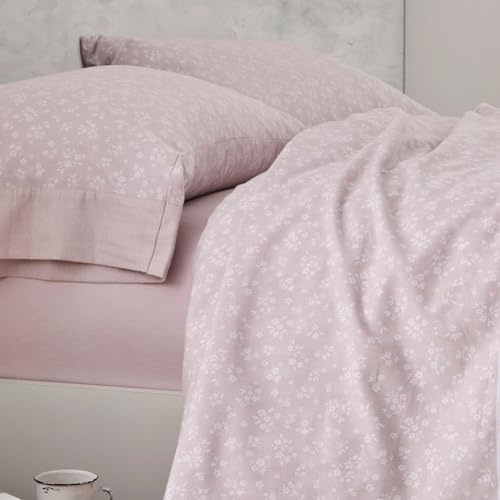 Burrito Blanco | Sábanas de Franela de algodón | Cama de 200cm. (+Medidas Disponibles) | Diseño 572 | Color Nude (200x200cm.)