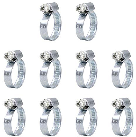VARIOSAN Schlauchschellen Set 11077, 10 Stück, Spannbereich 16-27 mm, Bandbreite 9 mm, W1