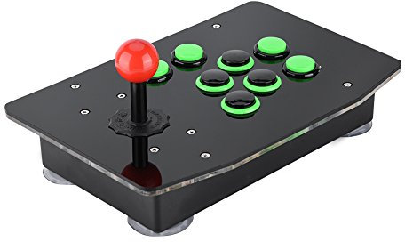 Riuty Game Console USB Arcade Stick No Delay Controller with Newest Design Buttons for PC Computer Games