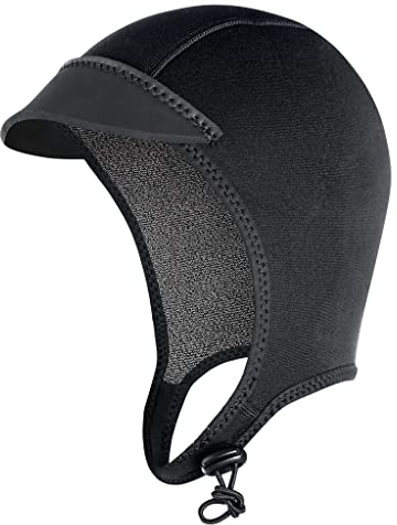 XCEL 2022 2mm Axis Surf Cap Hat - Negro - Dry rápido - Unisex - Fibras de Dry rápido - Diseño de ingeniería - Cierre de cincha y Barril