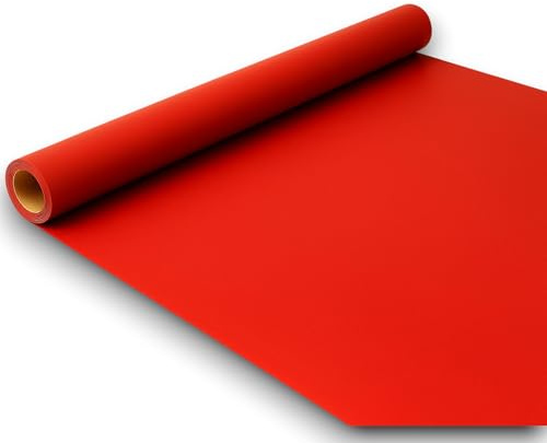 KORAT Carta Regalo Natalizia in Rotolo 100cmx20m Carta per Pacchi Regalo di Natale Spessa e Resistente Fantasie Premium Ideale per Pacchi, Confezioni, Fai-da-Te e Decorazioni (Rosso)