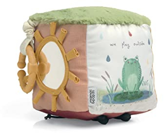 Mamas & Papas Baby/Toddler Soft Toy - Activity Cube- Grateful Garden, Multi