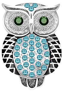 Andante CHUNK Click-Button Druckknopf für Chunk-Armbänder, Chunk-Ringe und andere Chunk-Accessoires - Eule