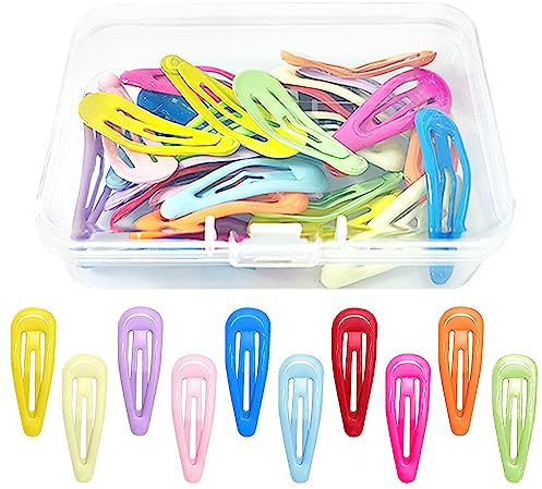 30 Stück Haarspangen für Mädchen, kleine Mädchen-Haarspangen, Bonbonfarben, Mini-Baby-Haarspangen, 3 cm, Mädchen-Haarnadeln für Babys und Kinder