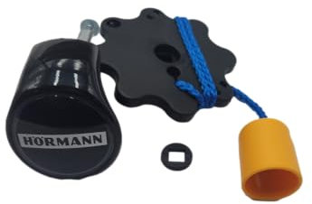 HÖRMANN Maniglia nera per porta basculante N80 e S95 Hormann