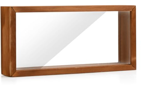 Marco de Fotos 3d Marco con Profundidad 25.8x12.6x5.5 cm Marco de Cuadros Marco de Madera para Flores Secas y Exposición de Artesanía (Marrón)