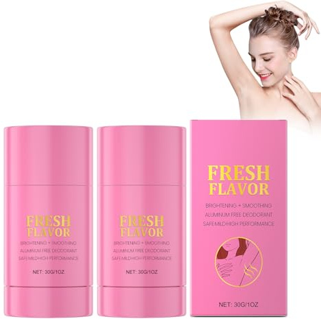 Barras De Cuidado Para Las Axilas - 2 Unidades | Desodorante En Barra No Irritante | Efecto Frescor Duradero | Para Hombres Y Mujeres | Todo Tipo De Piel