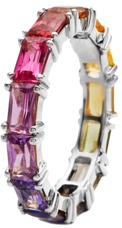 Belles bagues artisanales en cuivre avec pierres multicolores, accessoire de mode unique, bijoux de doigt élégants pour dames, bijoux légers