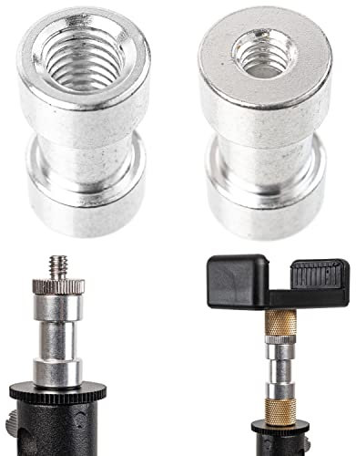 Tornillo adaptador de cámara de 1/4 de pulgada a 3/8 de pulgada de rosca interna, 2 piezas, adaptador de rosca de trípode para conversión, adaptador de tornillo, tornillo de trípode, accesorios cámara