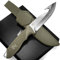 Wolfgangs WHUNTER 2 Jagdmesser feststehende Klinge mit Aufbrechhaken aus starkem D2 Stahl (Durchgängiger Erl) - Aufbrechmesser auch als Angelmesser - Survival Outdoor Messer mit robuster Scheide