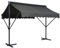 Willood Freistehende Markise Standmarkise Gartenmarkise Sonnenschutz Terrassenüberdachung Freistehend Garten Terrasse Balkon 300x300 cm Anthrazit