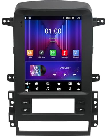 Radio estéreo para automóvil con Pantalla táctil de 9,7 Android 15 navegación GPS para Captiva 2006-2012 Reproductor MP5 Soporte para Control del Volante DSP Carplay Bluetooth cámara (Size:TS1)