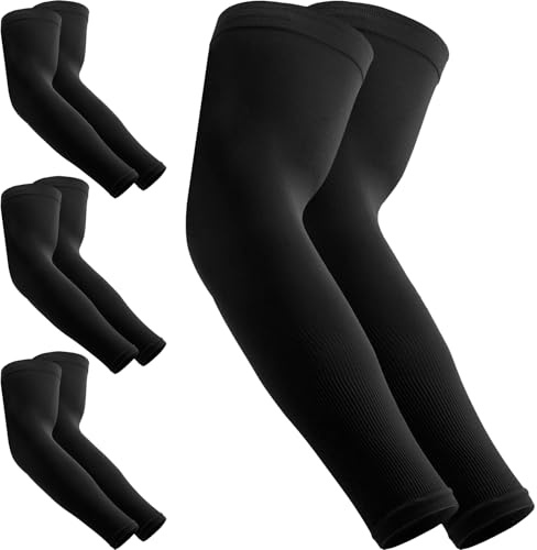 AXPYPXA Arm Sleeves for Men Women, UV Sun Protection Compression Cooling Summer Arm Sleeves for Volleyball Basketball Sports