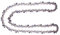 2-Pack 16-Inch Bar Saw Chains 3/8 Pitch .063 Gauge 60 Drive Link Full Chisel Chainsaw Chain Fit for Gasoline Chainsaw