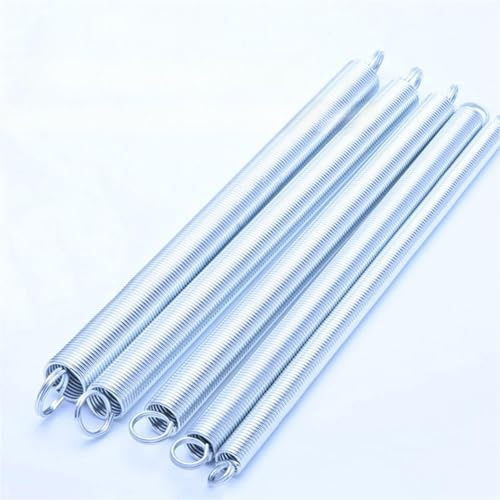Xhuan- Muelles de Presión Zinc Plated Tension Extension Spring Wire Dia 0.4mm-1.0mm Double Coil Springs Outer Dia 3mm-10mm Length 300mm, Robusto multiusos(0.4 x 4 x 300mm,1 Pcs)