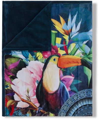 HIP Wohndecke, Kuscheldecke, Plaid Cailani 130x160cm Blau