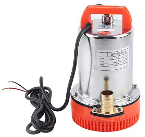 Hztyyier Pompe dell'Acqua Pompa DC 12V Pompa Sommergibile per Pozzi Profondi Pompa dell'Acqua per Irrigazione per Ranch Farm Irrigation Accessories