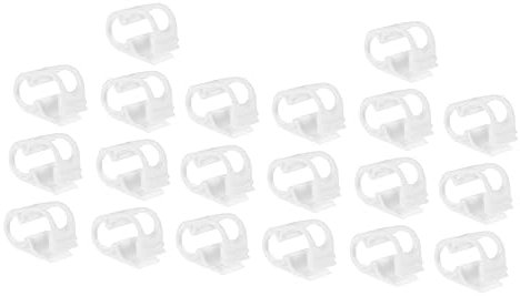 ULTECHNOVO 20pcs Adjustable Shut Off Hose Clamp Siphon Hose Clip Tubing Clamp Water Stop Clip for Attachments and Water Pipes Flow Regulator