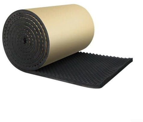 Honseadek Panel de aislamiento acústico de espuma acústica, alfombrilla de amortiguación de sonido para coche, furgoneta, aislamiento de vehículos, almohadilla de insonorización de 100 x 50 cm,