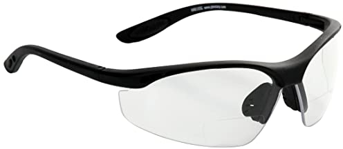 Eagle Half Moon - Gafas de protección laboral con lentes de policarbonato, graduados de +2,5 dioptrías bifocal