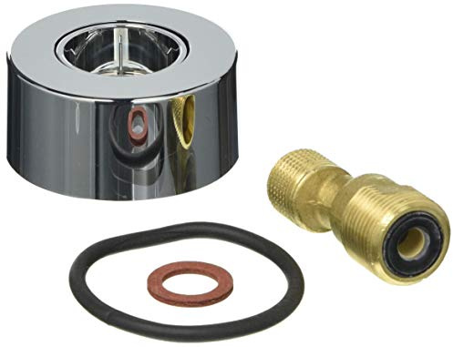 GROHE S-Connector (1/2 Inch x 3/4 Inch, Adjustability 7.5 mm, Silencer, Screw Rosette), Chrome, 12693000