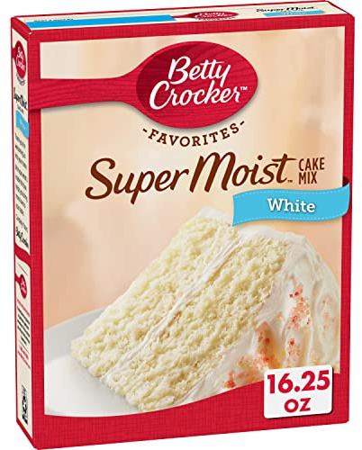 American Betty Crocker Supermoist White Cake Mix, 461g Box